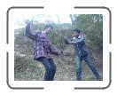 I was so angry with Ashesh that I hit him with the bamboo(Just joking, don't take it seriously)
 : Sujin.com.np